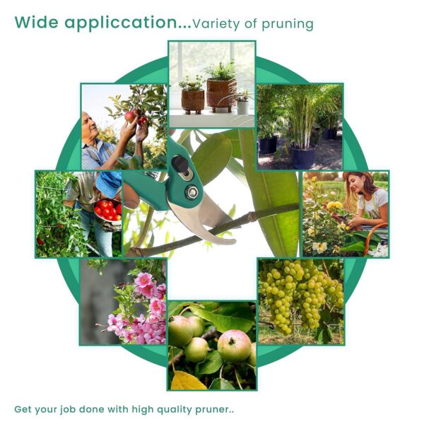 Assorted Hand Pruner Cutter - 1 Pc (Steel Blades) Heavy Duty Gardening Cutter Tool | Wood Branch Trimmer | Grass Cutting Accessory | Plant Cutter for Home Garden