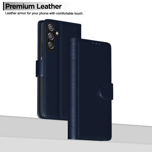1771877982_Pikkme-Flip-Cover-Leather-Finish-Inside-TPU-with-Card-Pockets-Wallet-Stand-and-Shock-Proof-Complete-Protection-Flip-Case-for-Samsung-Galaxy-M35-5G-Blue.jpg Pikkme Flip Cover Leather Finish | Inside TPU with Card Pockets | Wallet Stand and Shock Proof | Complete Protection Flip Case for Samsung Galaxy M35 5G (Blue)