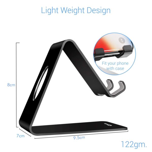 1771904988_Portronics-MODESK-Universal-Mobile-Holder-Stand-with-Metal-Body-Anti-Skid-Design-Light-Weight-for-All-Smartphones-Tablets-Kindle-iPadBlack.jpg Portronics MODESK Universal Mobile Holder Stand with Metal Body, Anti Skid Design, Light Weight for All Smartphones, Tablets, Kindle, iPad(Black)