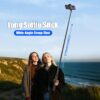 WeCool S7 Pro Long Selfie Stick with Tripod Stand 69"/177cm, 360 Degree Rotation Selfie Stick Tripod, Magnetic Remote with ABS+Aluminum Body, Auto Pop Open for Hands-Free Photo & Live Video Shoot