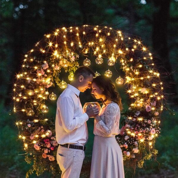 XERGY Solar Fairy String Light Outdoor, 39 Ft 120 LED with 800 mAh Inbuilt Rechargeable Battery IP65 Waterproof 8 Modes (Copper Wires, Sturdy Quality) for Garden Yard Diwali &Home Decor led Lights