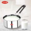 AADHIK Stainless Steel Sauce Pan, Tea Pan, Milk Pan Heavy Guage 1.5 Litre (Induction and Gas Stove Friendly), Silver