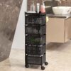 1772078879_Kitchenwell-Metal-Multi-Purpose-Trolley-Storage-Organizer-and-Kitchen-Accessories-Items-for-Kitchen-Storage-Rack-Square-Design-Fruits-Vegetable-Onion-Cutlery-Matt-Black-5-Layer-Drawer.jpg Kitchenwell Metal Multi-Purpose Trolley Storage Organizer and Kitchen Accessories Items for Kitchen Storage Rack Square Design Fruits & Vegetable Onion Cutlery (Matt Black, 5 Layer Drawer)