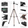 Syvo WT 3130 Aluminum Tripod (133CM), Universal Lightweight Tripod with Mobile Phone Holder Mount & Carry Bag for All Smart Phones, Gopro, Cameras