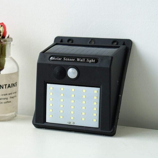 VIGIL 20 Led Solar Motion Sensor Light, Plastic Outdoor Weatherproof for Driveway Garden Path Yard Outdoor, Home Decoration White (1)