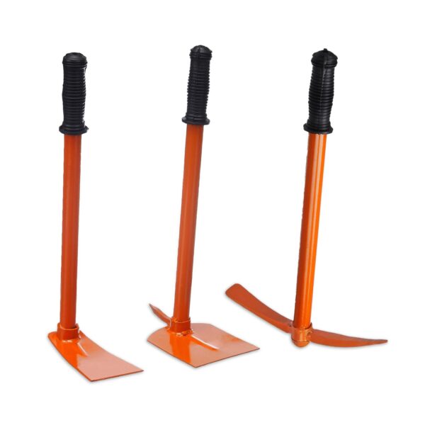 Amazon Brand - Solimo 3-Piece Garden Tool Set | Big Amazon Brand - Solimo 3-Piece Garden Tool Set | Big Shovel, Cultivator & Weeder | Terrace Gardening Accessories