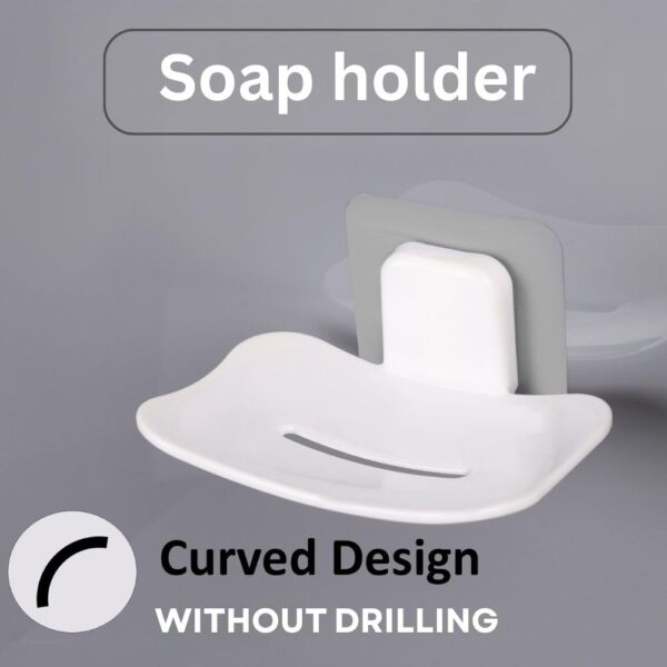 Satpurush-Bathroom-Accessories-Bathroom-Rack-Bathroom-Shelf-Organizer-Wall-Mounted-Shelf-4-x-Soap-Holder-GreyWhite.jpg Satpurush Bathroom Accessories, Bathroom Rack, Bathroom Shelf Organizer, Wall Mounted Shelf (4 x Soap Holder (Grey+White)).