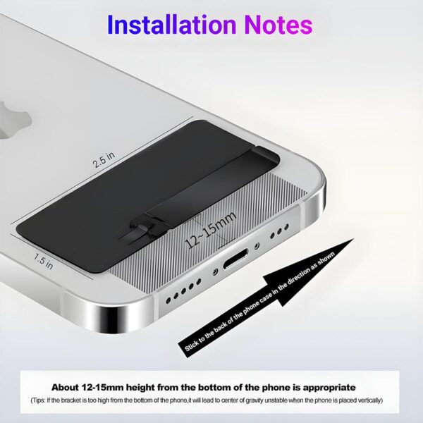 1772463065_LIRAMARK-Phone-KickstandPhone-StandMobile-Holder-Vertical-and-Horizontal-Stand-Adjustable-Angle-Compatible-with-iPhone-Any-Other-Cellphone-Pack-of-1.jpg LIRAMARK Phone Kickstand/Phone Stand/Mobile Holder, Vertical and Horizontal Stand, Adjustable Angle, Compatible with iPhone & Any Other Cellphone (Pack of 1)