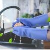 Hand Gloves for Kitchen Cleaning dish Washing Gloves Silicone Dishwashing Hands Vessel dishwasher wash utensil For Women Men House essentials for Bathroom Cleaning Pet Hair Care Car Washing