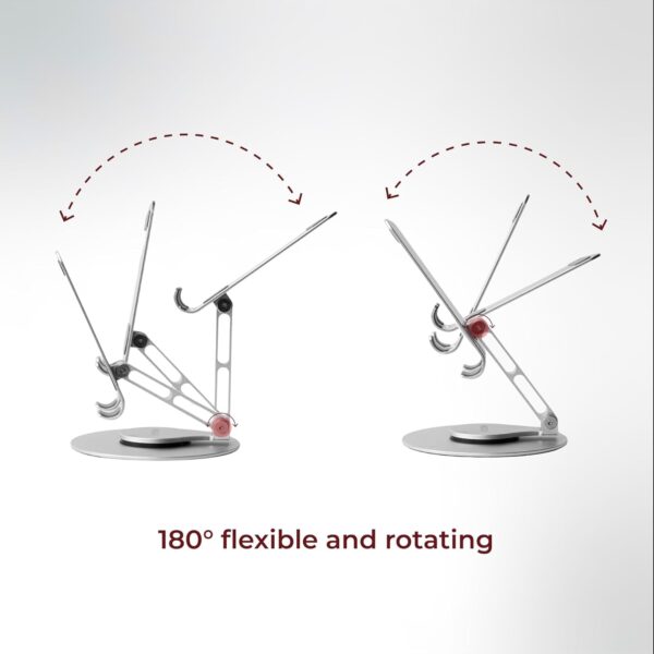 1772540405_Aluminum-360-Rotatable-PhoneTablet-Stand-Under-10inch-MVPmini-Adjustable-Sturdy-and-Versatile-Universal-Compatibility-Hands-Free-Viewing-Metallic-Silver.jpg Aluminum 360 Rotatable Phone/Tablet Stand (Under 10inch) - MVPmini | Adjustable, Sturdy, and Versatile | Universal Compatibility | Hands-Free Viewing (Metallic Silver)