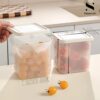Fridge Storage Containers for Vegetables – 1200 ml (Pack of 6) | Refrigerator Organiser Boxes | Freezer Safe, BPA Free Plastic Fridge Containers | Kitchen Storage Box for Vegetables & Fruits