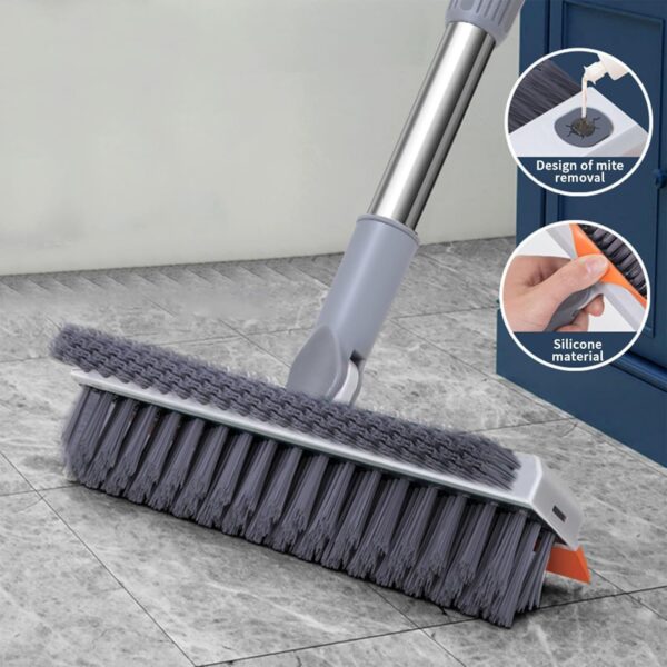 1772573744_2-in-1-Bathroom-Cleaning-Brush-with-Wiper-Long-Handle-180°-Rotate-Toilet-Brush-Tiles-Cleaning-Floor-Scrub-for-Kitchen-and-Bathroom-Accessories-1-Orange-3-in-1.jpg 2-in-1 Bathroom Cleaning Brush with Wiper - Long Handle 180° Rotate Toilet Brush, Tiles Cleaning, Floor Scrub for Kitchen and Bathroom Accessories (1 Orange 3 in 1)