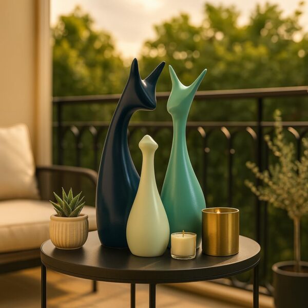 1772640577_Home-Decor-Lucky-Deer-Family-Statue-Ceramic-Figures-Set-of-3-Navy-Blue-Lemon-and-Light-Green.jpg Home Decor Lucky Deer Family Statue Ceramic Figures - (Set of 3, Navy Blue, Lemon and Light Green)