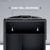 1772671996_Happer-Plastic-Premium-Multipurpose-Wall-Mounted-Storage-Cabinet-with-Mirror-Prime-Look-Black.jpg Happer Plastic Premium Multipurpose Wall Mounted Storage Cabinet with Mirror, Prime Look (Black)