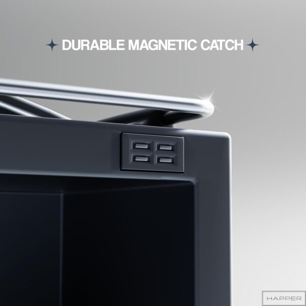 1772671997_Happer-Plastic-Premium-Multipurpose-Wall-Mounted-Storage-Cabinet-with-Mirror-Prime-Look-Black.jpg Happer Plastic Premium Multipurpose Wall Mounted Storage Cabinet with Mirror, Prime Look (Black)