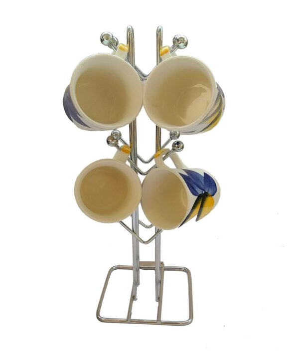 1772730295_Silver-Stainless-Steel-Tabletop-Cubby-Shelf-Cup-Rack-Ideal-for-Kitchen-Coffee-and-Tea-Mug-Display-Elegant-Dining-Table-Cup-Holder-for-12-Cups-Pack-of1-NHSP.jpg Silver Stainless Steel Tabletop Cubby Shelf Cup Rack - Ideal for Kitchen, Coffee, and Tea Mug Display, Elegant Dining Table Cup Holder for 12 Cups (Pack of1) (NHSP)