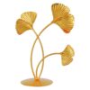 Webelkart Premium Iron Gold Plated 3 Leaf Shape Decoration Table Stand for Home and Living Room Decor - (7.8 inches, Gold)- Decorative Items for Home Decor, Showpiece for Home Decor