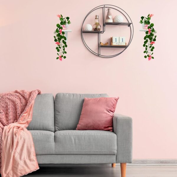 fancymart Artificial Flower Plant Home Décor with Small Size Pot | Plant Hanging for Home Decor | Office Decor