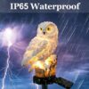 CBK OWL Garden Solar Lights Outdoor OWL LED Decorative Waterproof Garden Stake Lights, Lawn Lamp Light for Garden, Balcony, Patio, Yard Landscape Lighting