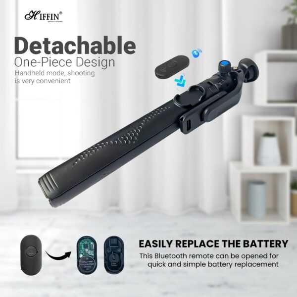 1772999210_HIFFIN-HST-61-Selfie-Stick-Tripod-63-Professional-Tripod-with-Wireless-Remote-Portable-Travel-Tripod-Stand-Compatible-with-Smartphones-Cameras-for-VloggingVideo-RecordingLive-Streaming.jpg HIFFIN HST-61 Selfie Stick Tripod, 63” Professional Tripod with Wireless Remote, Portable Travel Tripod Stand Compatible with Smartphones & Cameras for Vlogging/Video Recording/Live Streaming