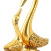 Webelkart Metal Kissing Duck Showpiece for Home and Office Decor Decor- Decorative Items for Home, Antique Home Decor (6 Inches)
