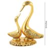Webelkart Metal Kissing Duck Showpiece for Home and Office Decor Decor- Decorative Items for Home, Antique Home Decor (6 Inches)