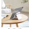 STRIFF Uph1W Multi Angle Tablet/Mobile Stand. Holder for iPhone, Android, Samsung, Oneplus, Xiaomi. Portable,Foldable Stand.Perfect for Bed,Office, Home,Gift and Desktop (White) Tabletop