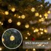 20 LED Solar Globe String Lights from Waterproof Outdoor Fairy Lights with 8 Modes | Warm White Decorative Lights for Garden, Patio, Balcony & Festive Decor