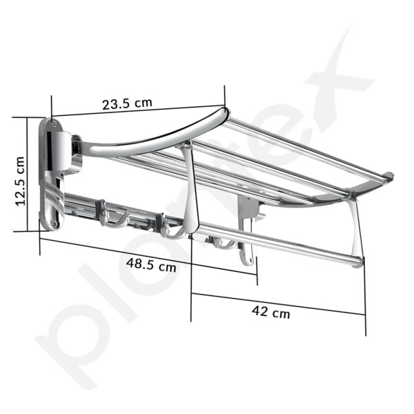 1773032201_Plantex-Stainless-Steel-Towel-Holder-in-BathroomCloth-Hanger-for-WallTowel-RackBathroom-Accessories-18-Inch-Chrome.jpg Plantex Stainless Steel Towel Holder in Bathroom/Cloth Hanger for Wall/Towel Rack/Bathroom Accessories (18 Inch - Chrome)