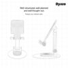 1773037044_Dyazo-Desktop-Mobile-StandCell-Phone-Mount-with-360°-Heavy-Rotational-Base-Height-Adjustment-Foldable-Multiple-Adjustment-Angles-for-Tablets-Phone-4-inch-to-10-inch-White.jpg Dyazo Desktop Mobile Stand/Cell Phone Mount with 360° Heavy Rotational Base Height Adjustment Foldable Multiple Adjustment Angles, for Tablets & Phone 4 inch to 10 inch (White)