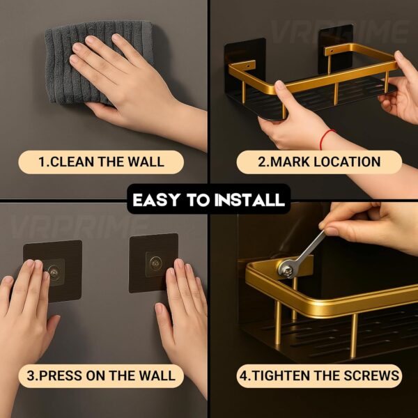 1773042544_Bathroom-Organiser-Without-Drill-2PCS-Self-Adhesive-Shelves-Shelf-Rack-Washroom-Storage-Organiser-Without-Drill-Stand-Racks-Bathroom-Shelf-Shelves-Pack-of-2-Gold-Black.jpg Bathroom Organiser Without Drill | 2PCS Self Adhesive Shelves Shelf Rack Washroom Storage Organiser Without Drill Stand Racks Bathroom Shelf Shelves (Pack of 2, Gold Black)