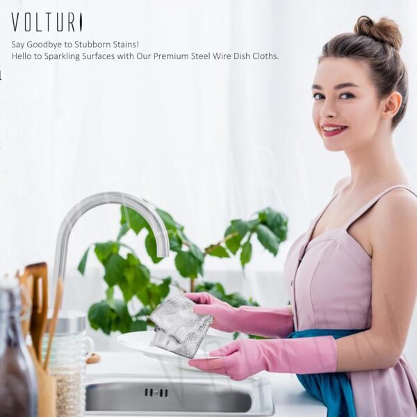 1773049010_VOLTURI-Non-Scratch-Wire-Dish-Cloth-Pack-of-10-Steel-Scrubber-for-Utensils-Cleaning-Multipurpose-Wet-and-Dry-Cleaning-Stainless-Steel-Dish-Wash-Scrubber-for-Washing-Dishes-Sinks-Counters.jpg VOLTURI Non Scratch Wire Dish Cloth (Pack of 10), Steel Scrubber for Utensils Cleaning, Multipurpose Wet and Dry Cleaning, Stainless-Steel Dish Wash Scrubber for Washing Dishes, Sinks, Counters