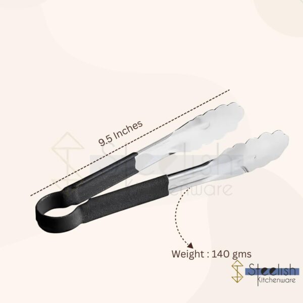 Sms Homeware Utility Tong for Kitchen, Frying , Cooking Serving, (Green)