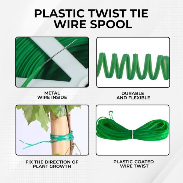 1773067263_Robustt-Twist-Tie-Wire-Pack-of-1-50m-Long-Build-in-Cutter-High-Quality-Material-Ideal-for-Plants-Support-Easy-To-Use-Versatile-Usage.jpg Robustt Twist Tie Wire - Pack of 1 | 50m Long | Build in Cutter | High Quality Material | Ideal for Plants Support | Easy To Use | Versatile Usage