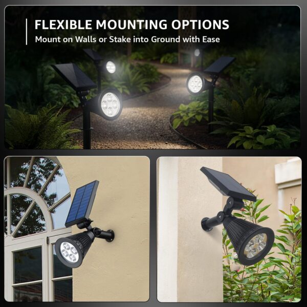 1773141678_Amazon-Basics-Solar-LED-Spotlight-for-Garden-Outdoor-Adjustable-Solar-Panel-Lamp-4-Ultra-Bright-LEDs-IP54-Waterproof-2-Light-Modes-Wall-Mount-Ground-Stake-Options.jpg Amazon Basics Solar LED Spotlight for Garden & Outdoor | Adjustable Solar Panel & Lamp | 4 Ultra-Bright LEDs | IP54 Waterproof | 2 Light Modes | Wall Mount & Ground Stake Options