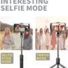 1773192540_Selfie-Stick-with-Fill-Light-All-in-One-Portable-Selfie-Stick-Tripod-Phone-Holder-with-Detachable-Wireless-Remote-Compatible-with-iPhone-1514131211-Android-USB-LED-Light-LAMP.jpg Selfie Stick with Fill Light, All in One Portable Selfie Stick Tripod Phone Holder with Detachable Wireless Remote, Compatible with iPhone 15/14/13/12/11, Android + USB LED Light LAMP