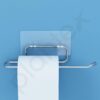 Plantex Self Adhesive Toilet Paper Roll Holder/Toilet Tissue Paper Holder/Toilet Roll Holder for Bathroom Accessories (Chrome - Pack of 2)