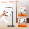 1773305802_Tukzer-Professional-Desktop-Tablet-Stand-Mobile-Holder-with-Flexible-Arm-360°-Swivel-Height-Adjustament-Anti-Skid-Sturdy-Heavy-Metal-Base-for-4.7-to-11-Inch-Tablet-iPad-Smartphone-Black.jpg Tukzer Professional Desktop Tablet Stand Mobile Holder with Flexible Arm, 360° Swivel & Height Adjustament| Anti-Skid Sturdy & Heavy Metal Base for 4.7 to 11-Inch Tablet, iPad & Smartphone (Black)