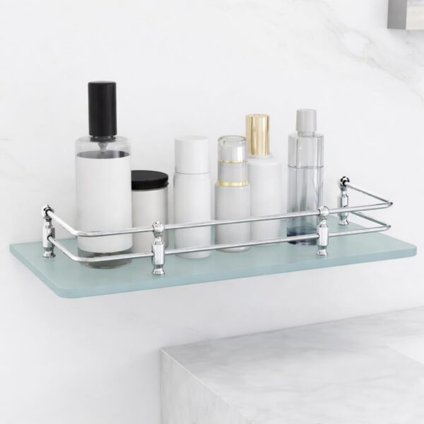 1773332898_FORTUNE-Multi-Purpose-Wall-Hung-Frosted-Glass-Front-Bathroom-Shelf-with-Wall-Brackets-Storage-Holder-12-x-6-Inch-Pack-of-3.jpg FORTUNE Multi-Purpose Wall Hung (Frosted) Glass Front Bathroom Shelf with Wall Brackets, Storage Holder, 12 x 6 Inch - (Pack of 3)