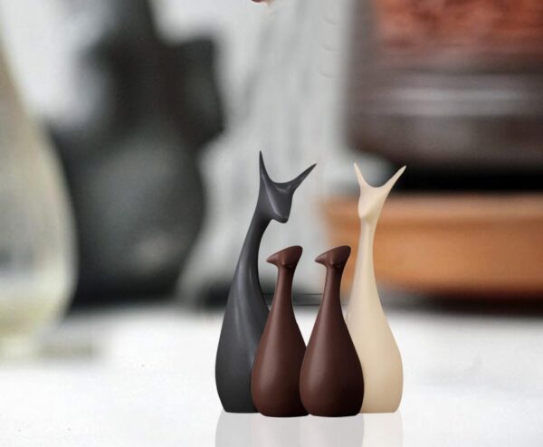 1773453172_Lucky-Deer-Family-Set-Family-of-Four-Statues-Matte-Finish-Ceramic-Sculptures-Home-Decoration-Figurine-Accessories-Pack-of-4-Black-Beige-Brown.jpg Lucky Deer Family Set | Family of Four Statues Matte Finish Ceramic Sculptures | Home Decoration | Figurine Accessories Pack of 4 (Black, Beige & Brown)