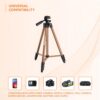 Amazon Basics Lightweight 41-134cm Tripod with Mobile Holder & Carry Bag | for All Camera/Go pro/Smartphones| Copper