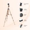 Amazon Basics Lightweight 41-134cm Tripod with Mobile Holder & Carry Bag | for All Camera/Go pro/Smartphones| Copper