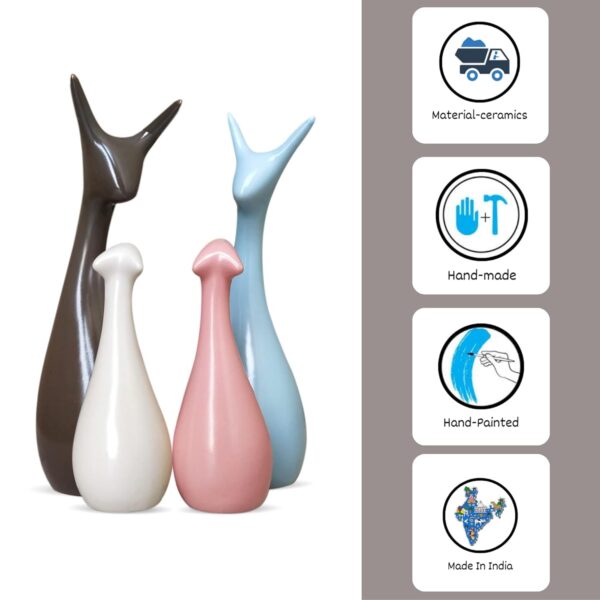 1773519220_Home-Decor-Lucky-Deer-Family-Statue-Piano-Finish-Ceramic-Figures-showpiece-for-Home-Decor-Living-Room-Set-of-4.jpg Home Decor Lucky Deer Family Statue Piano Finish Ceramic Figures showpiece for Home Decor Living Room - (Set of 4)