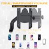 Mobile Phone Stand Holder for Scooty, Bikes and Compatible for Bike, Scooter Mirror Mount