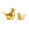 1773666845_Xtore-Ceramic-Golden-Blessing-Birds-Figurine-for-Home-Decor-Living-Room-Bedroom-Office-Desk-Cabinets-Pack-of-2-Golden.jpg Xtore Ceramic Golden Blessing Birds Figurine for Home Decor | Living Room, Bedroom, Office Desk, Cabinets - (Pack of 2, Golden)