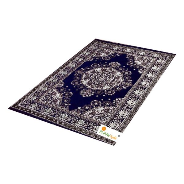 1773715734_Home-Decor-Cotton-Carpets-for-Living-Room-5x7-feet-Multi-Use-Flower-Design-Carpet-Mats-Blue-Colour.jpg Home Decor Cotton Carpets for Living Room 5x7 feet Multi-Use Flower Design Carpet Mats (Blue Colour)