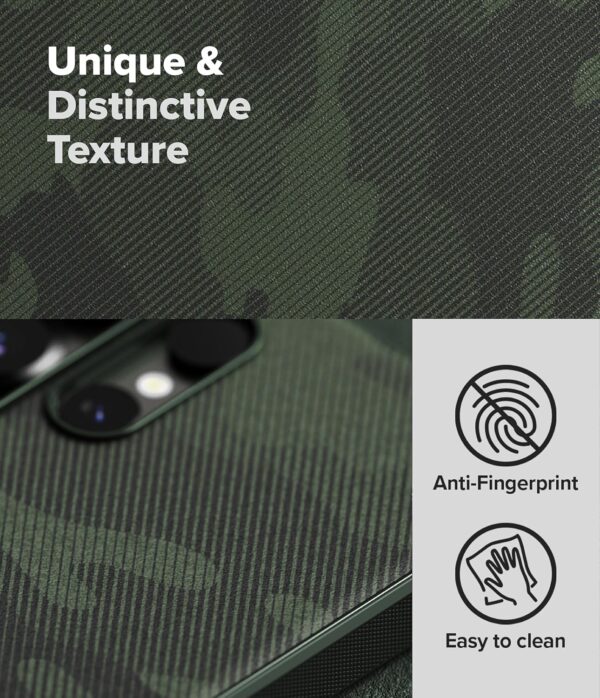 Ringke Onyx Compatible with Samsung Galaxy S25 Ultra Case Cover Rugged Flexible Durable Anti-Slip TPU Protection Shockproof S25 Ultra Back Cover - Camo Green