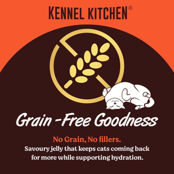 1773878992_Kennel-Kitchen-Grain-Free-Wet-Cat-Food-for-Adults-and-Kittens-Chicken-in-Jelly-12-Pouches-12-x-80-GMS.jpg Kennel Kitchen Grain Free Wet Cat Food for Adults and Kittens, Chicken in Jelly, 12 Pouches (12 x 80 GMS)