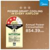 1773887270_Midea-1.5-Ton-3-Star-Wi-Fi-AI-Inverter-Split-ACCopper-Convertible-Gear-6-in-1-Turbo-Mode-Dry-Mode-for-Monsoon-Auto-CleanHDPM-2.5-Filter-New-BEE-ratedSantis-Max-DLX-Wi-Fi-MAI18SD3R36W0White.jpg Midea 1.5 Ton 3 Star Wi-Fi AI Inverter Split AC(Copper, Convertible Gear 6-in-1, Turbo Mode, Dry Mode for Monsoon, Auto Clean&HD+PM 2.5 Filter, New BEE rated,Santis Max DLX Wi-Fi -MAI18SD3R36W0,White)