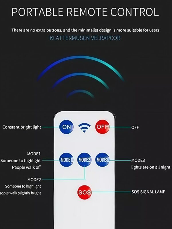 Solar Street Light Outdoor Waterproof 100 Watt LED Wireless Motion Sensor Lamp with Pole for Home, Garden, Wall, Pathway, Dusk to Dawn